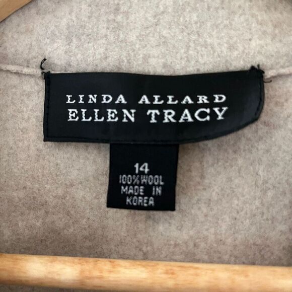 Linda Allard x Ellen Tracy pure wool full zip women’s jacket size 14 - Picture 6 of 6